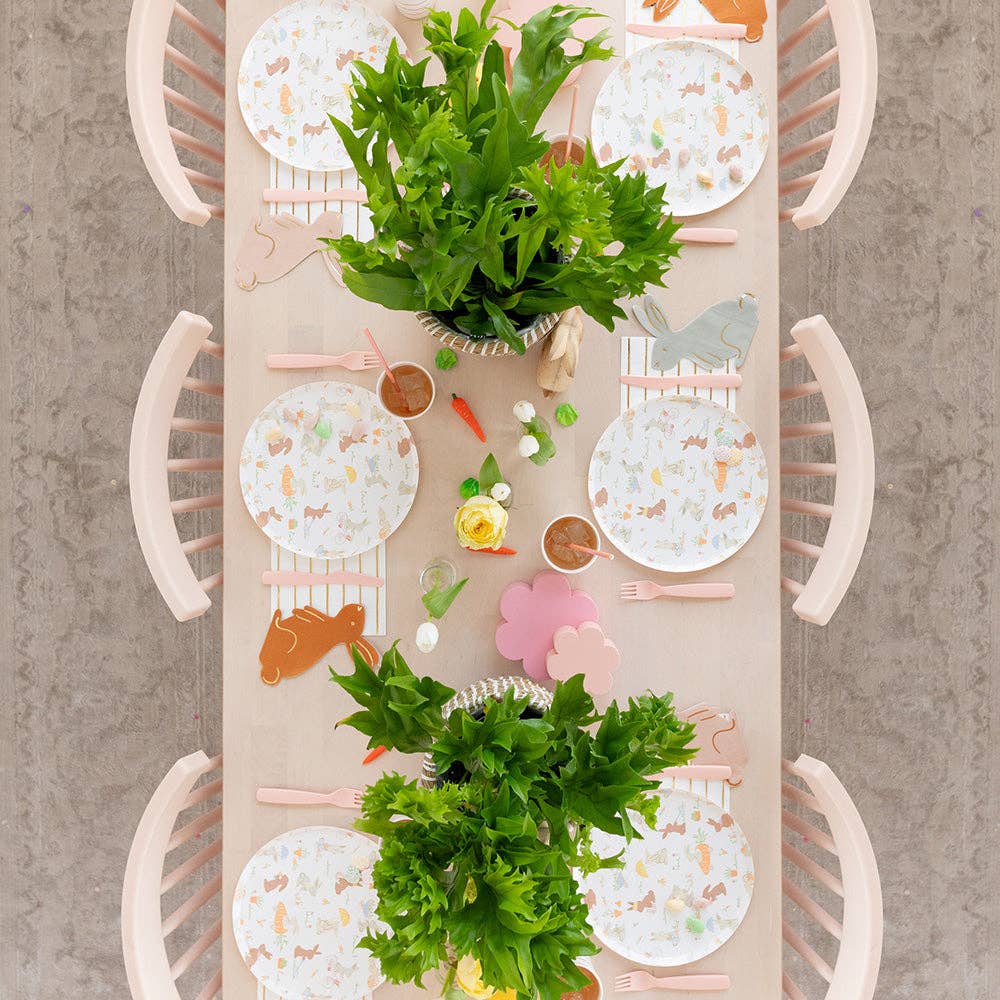 Bunnies In The Garden Large "Bunny" Napkins