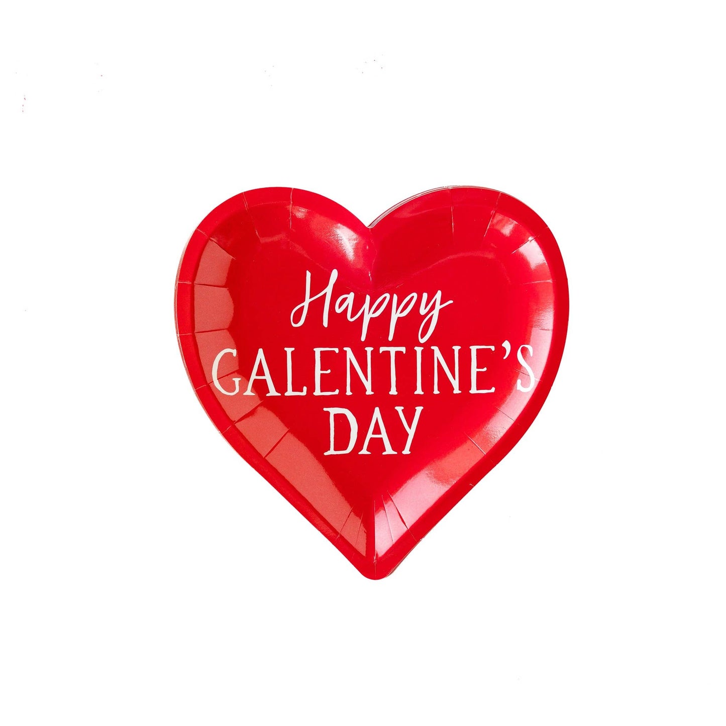 GAL1041 - Heart Happy Galentines Paper Plate