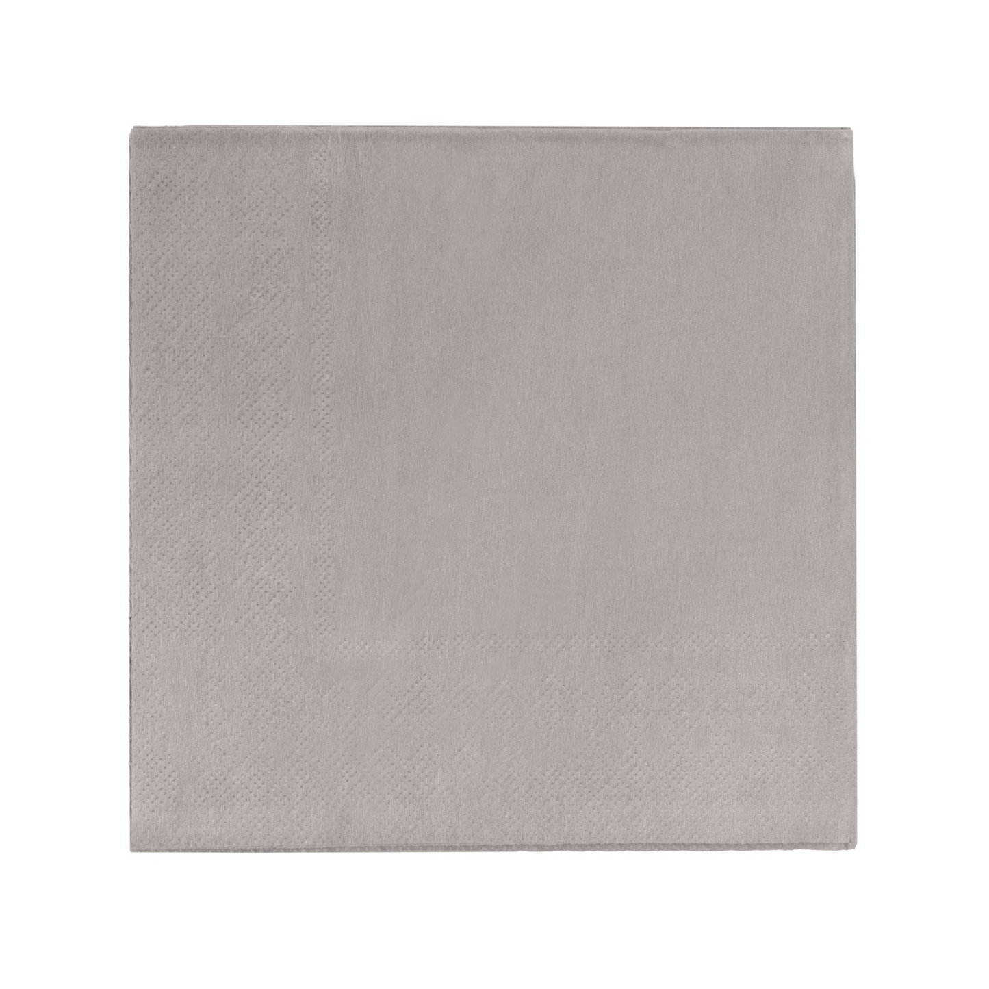 Silver Paper Luncheon Napkins - 50 Ct.: 13 in. x 13 in.