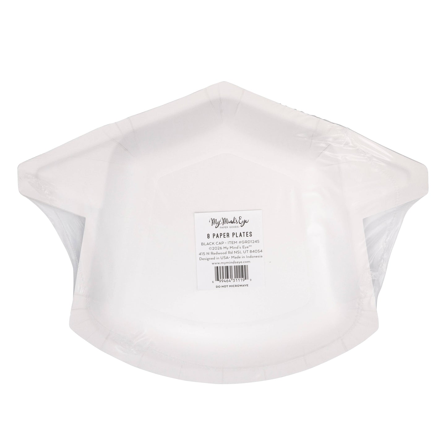 GRD1245 - Black Cap Shaped Plate