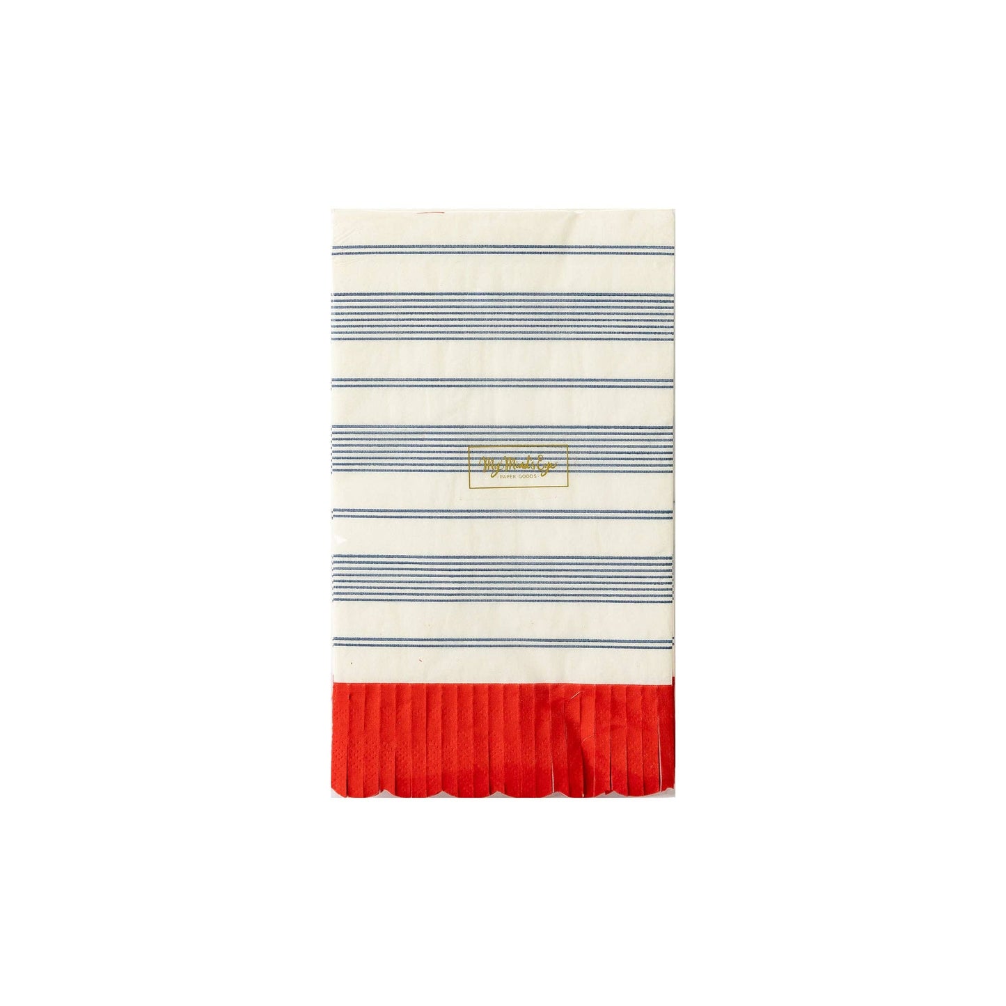 HAM935 - Striped Scallop Dinner Napkin