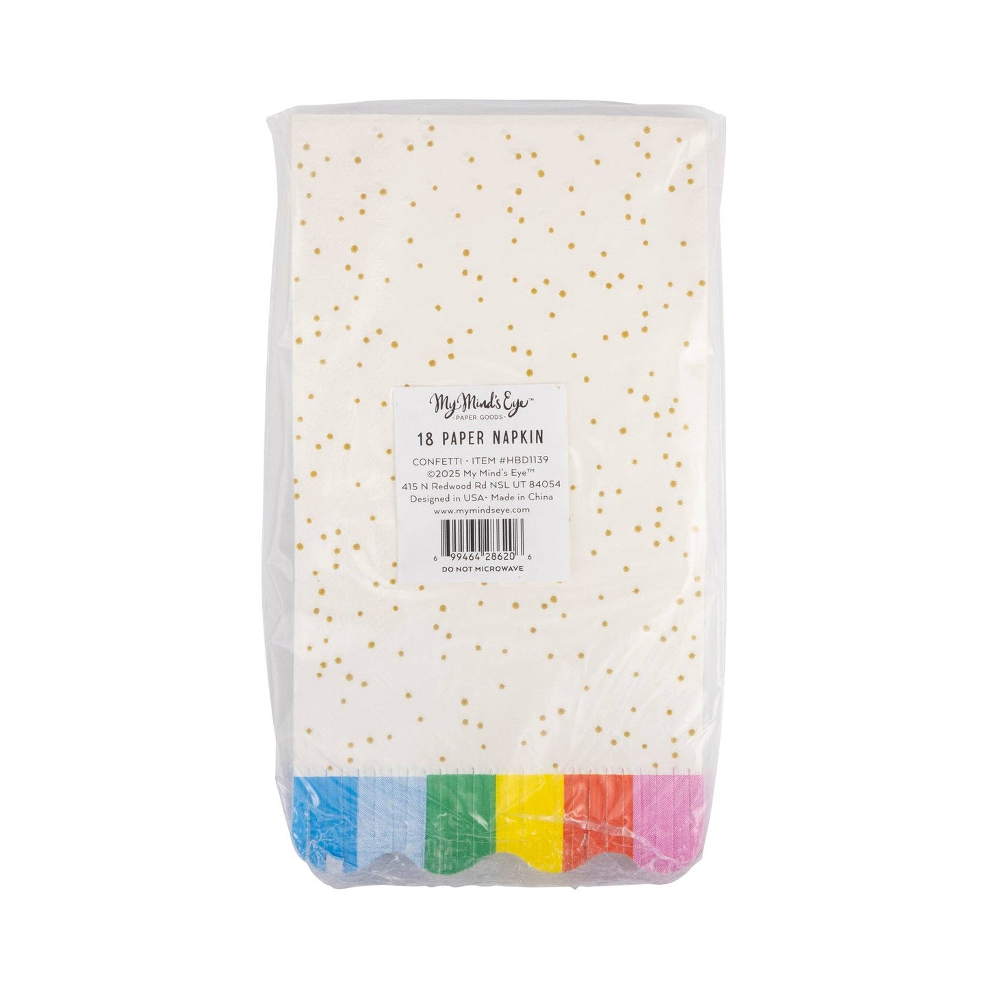 HBD1139 - Confetti Dinner Napkin