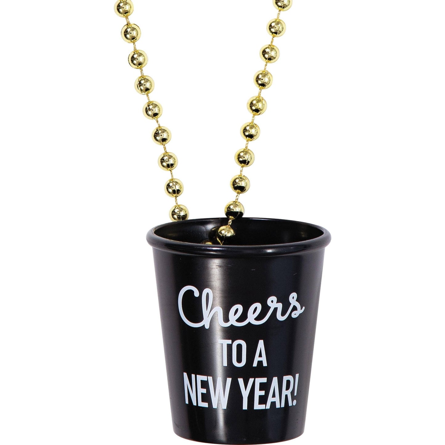 New Year's Necklace w/ Shot Glass Favor