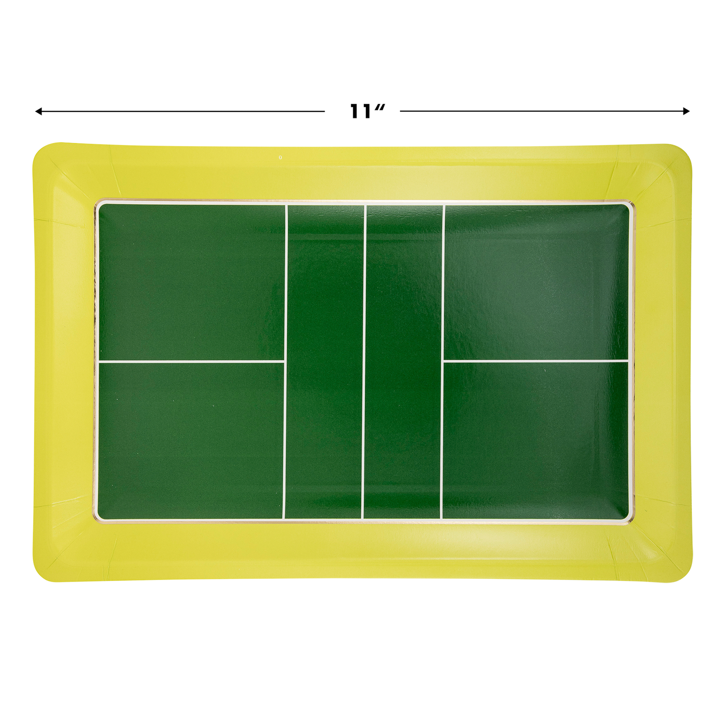 PCK1040 - Pickleball Court Shaped Paper Plate