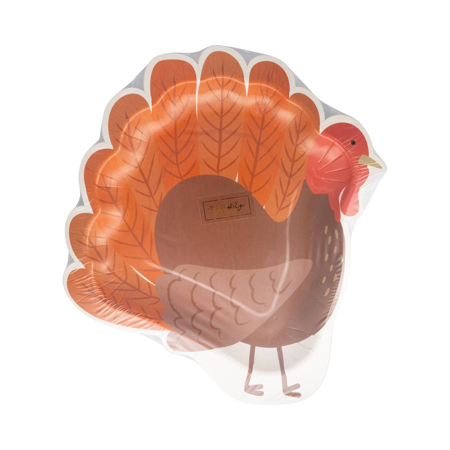 GBL1240 - Turkey Shaped Paper Plate