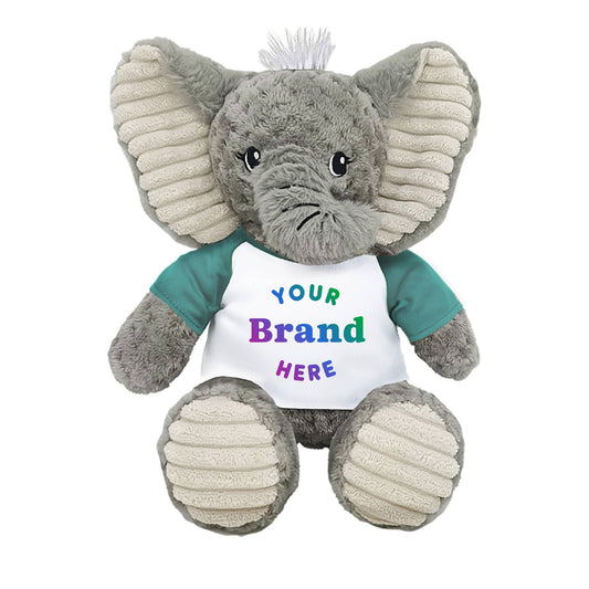 9" Customizable Plush Elephant