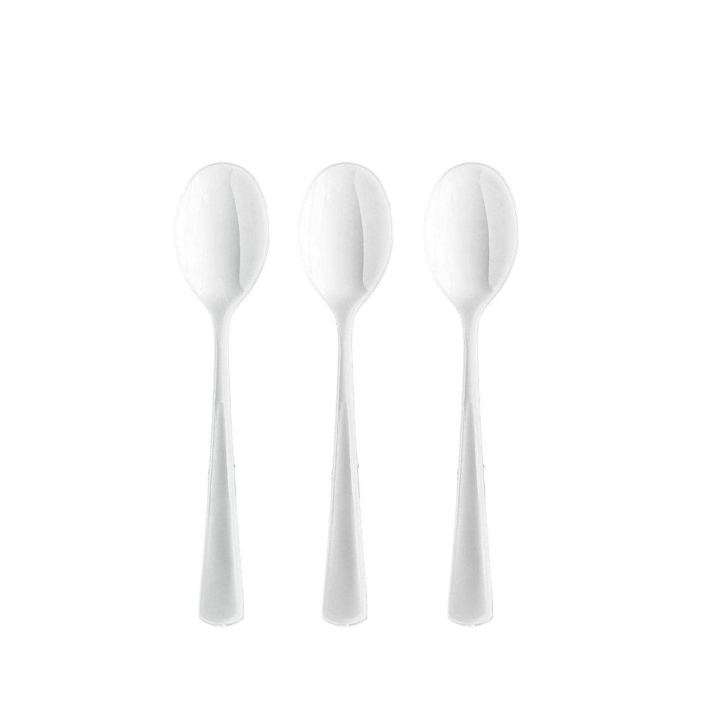 Heavy Duty Clear Plastic Spoons - 50 Ct.: 7 in.