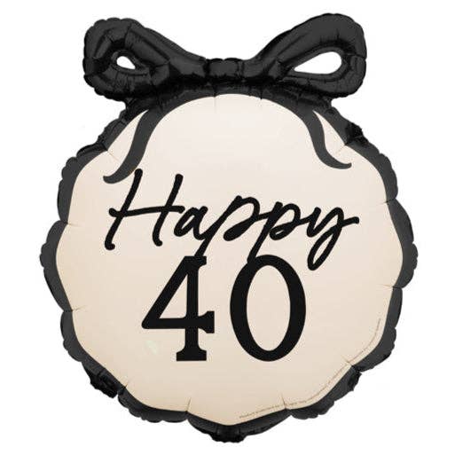 Happy Birthday Milestone Years Round Foil Balloon 18 in. (Choose Year): 18