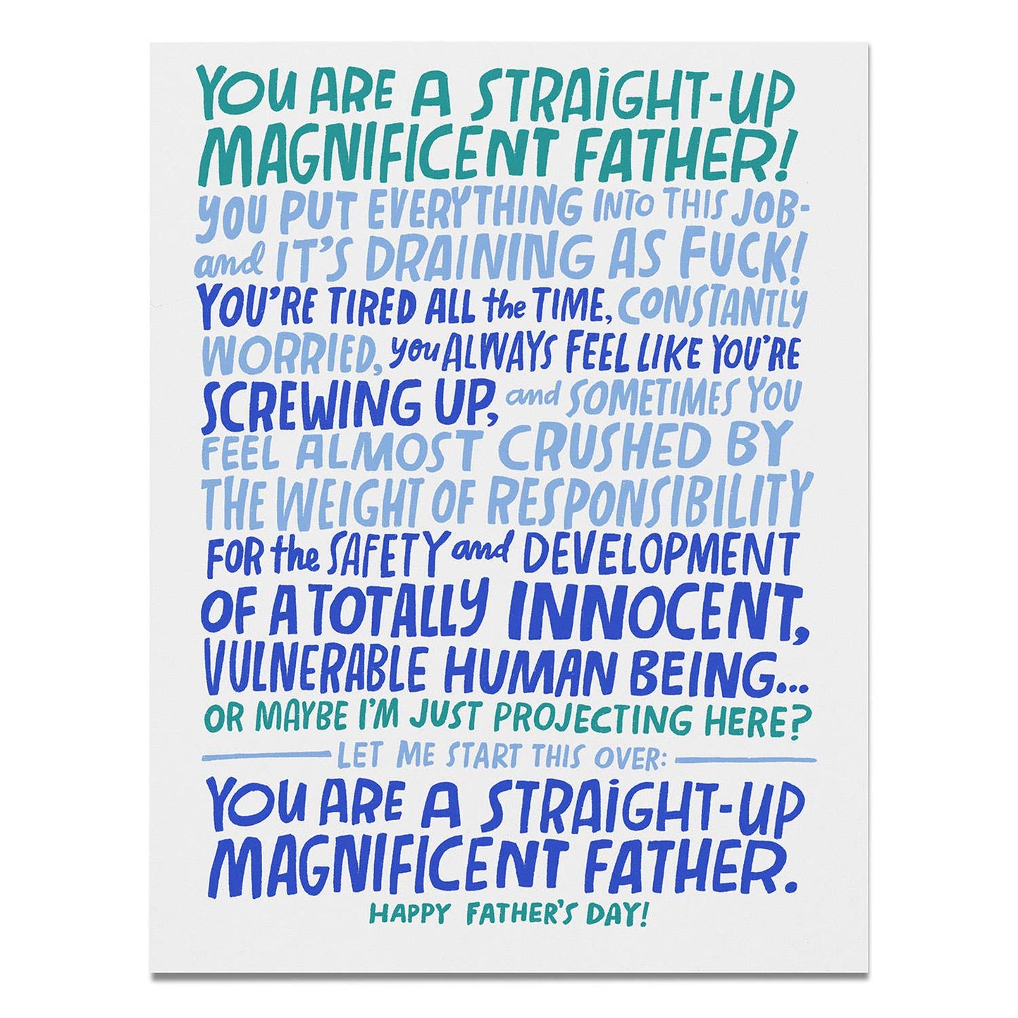 Magnificent Father Card