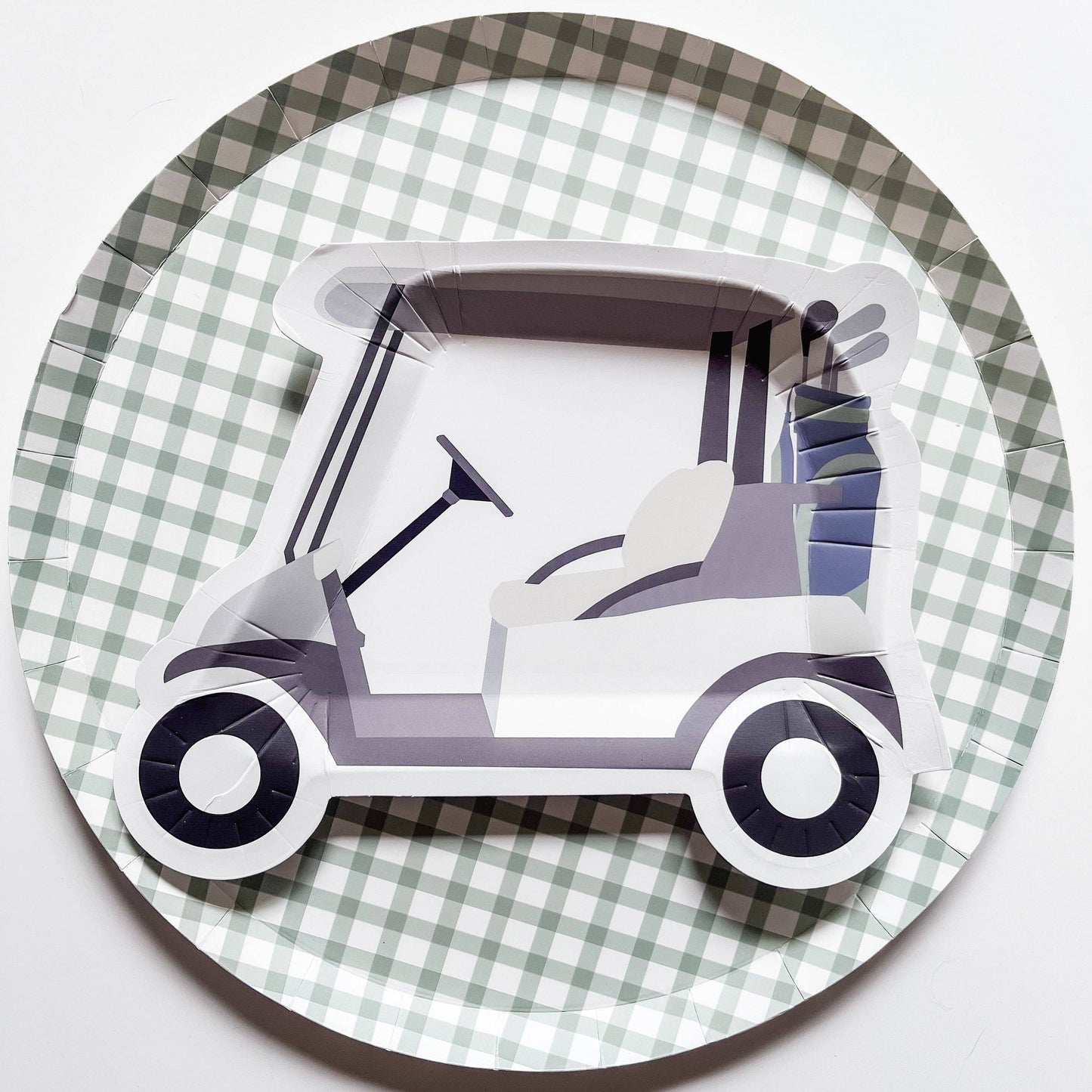 Golf Cart Paper Party Plates