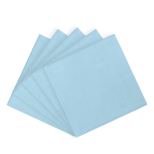 Light Blue Paper Luncheon  Napkins - 50 Ct.: 13 in. x 13 in.