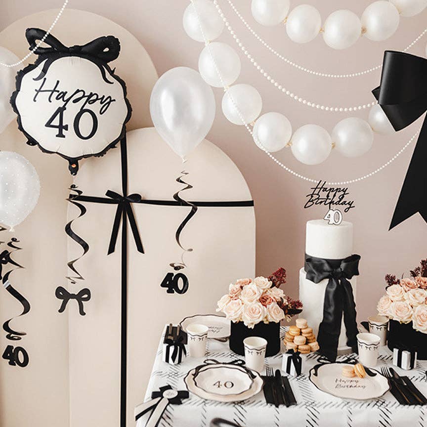 Happy Birthday Milestone Years Round Foil Balloon 18 in. (Choose Year): 18
