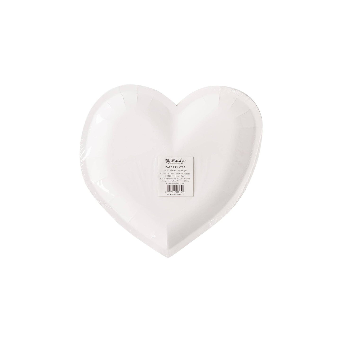 Candy Hearts Shaped Plate