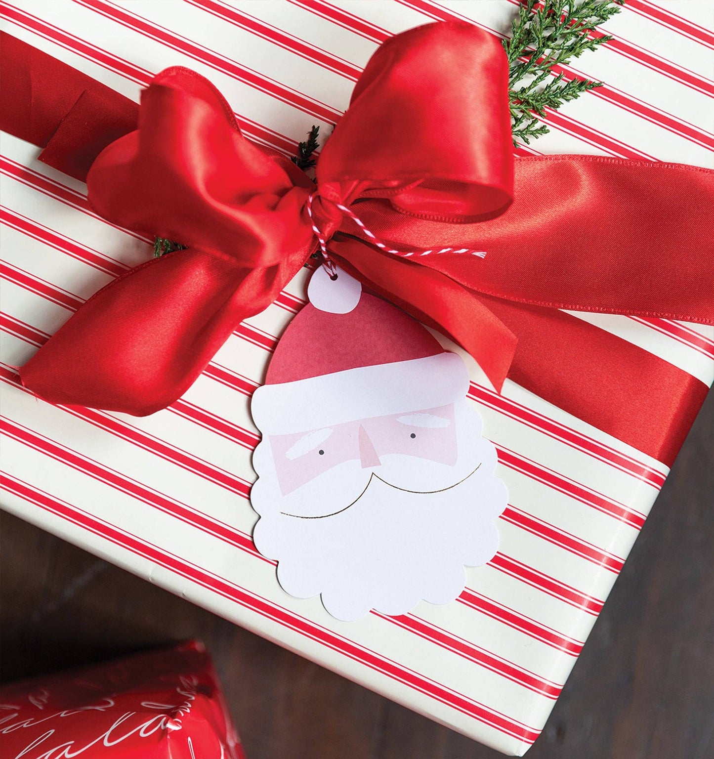 Oversized Believe Santa Gift Tag