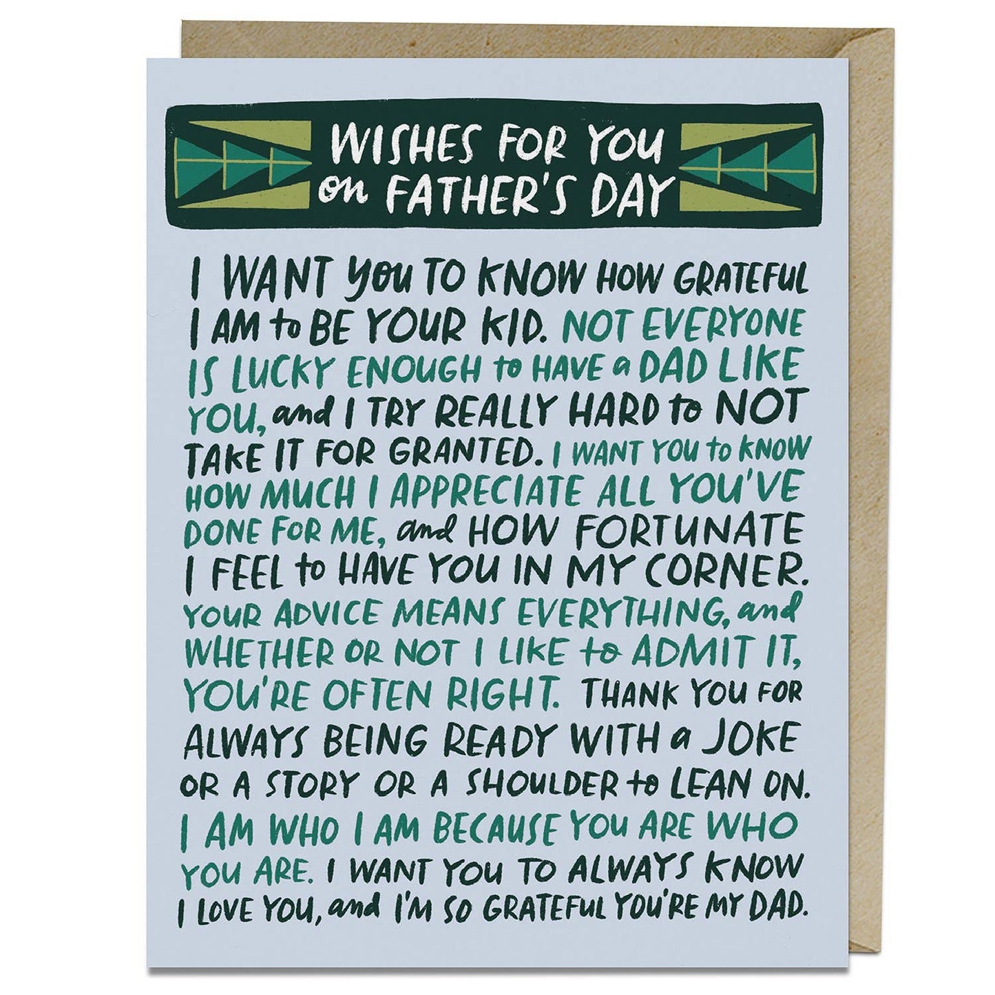 Wishes For You Fathers Day Card