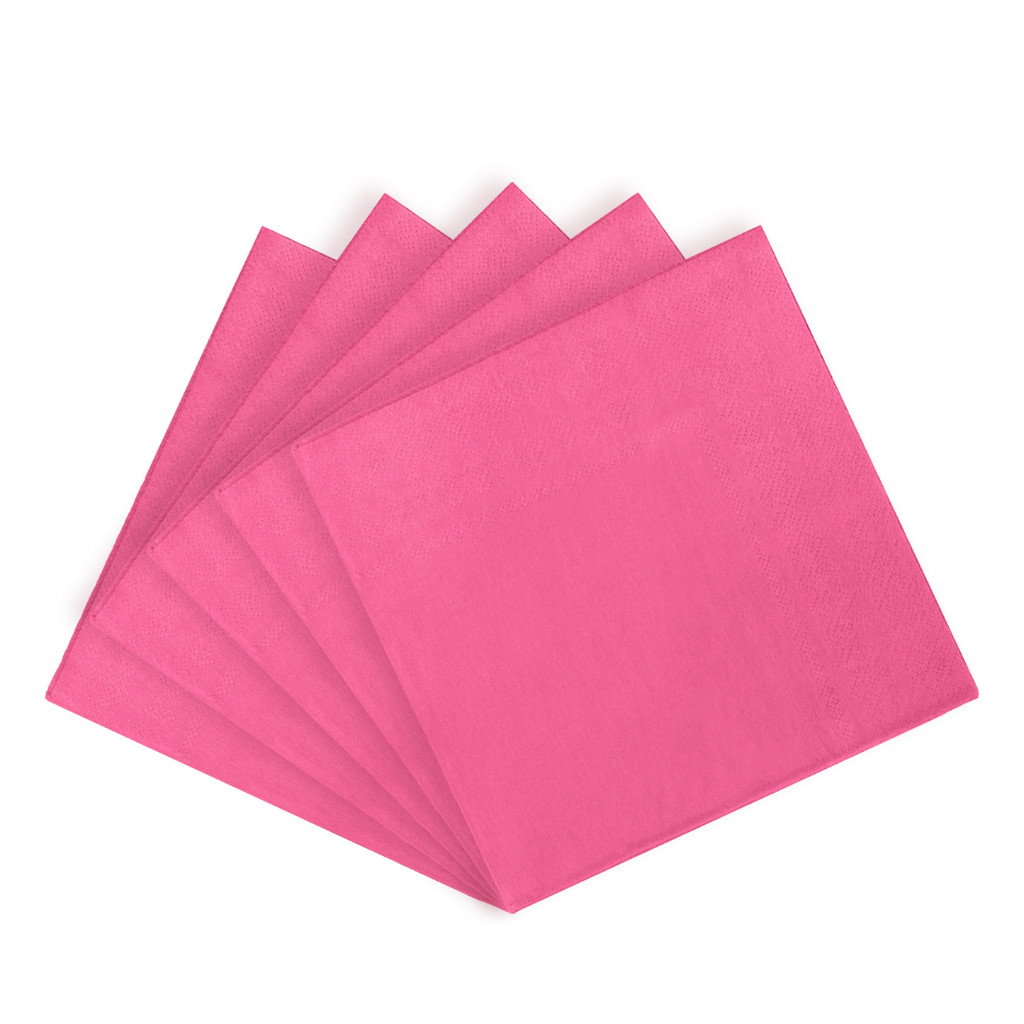 Cerise Paper Beverage Napkins - 50 Ct.: 9.75 in. x 9.75 in.