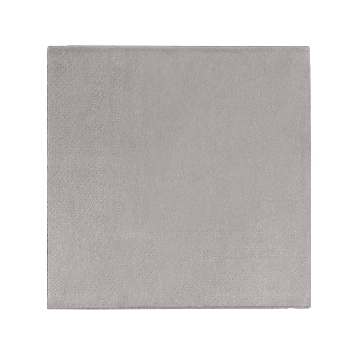 Silver Paper Luncheon  Napkins - 50 Ct.: 13 in. x 13 in.