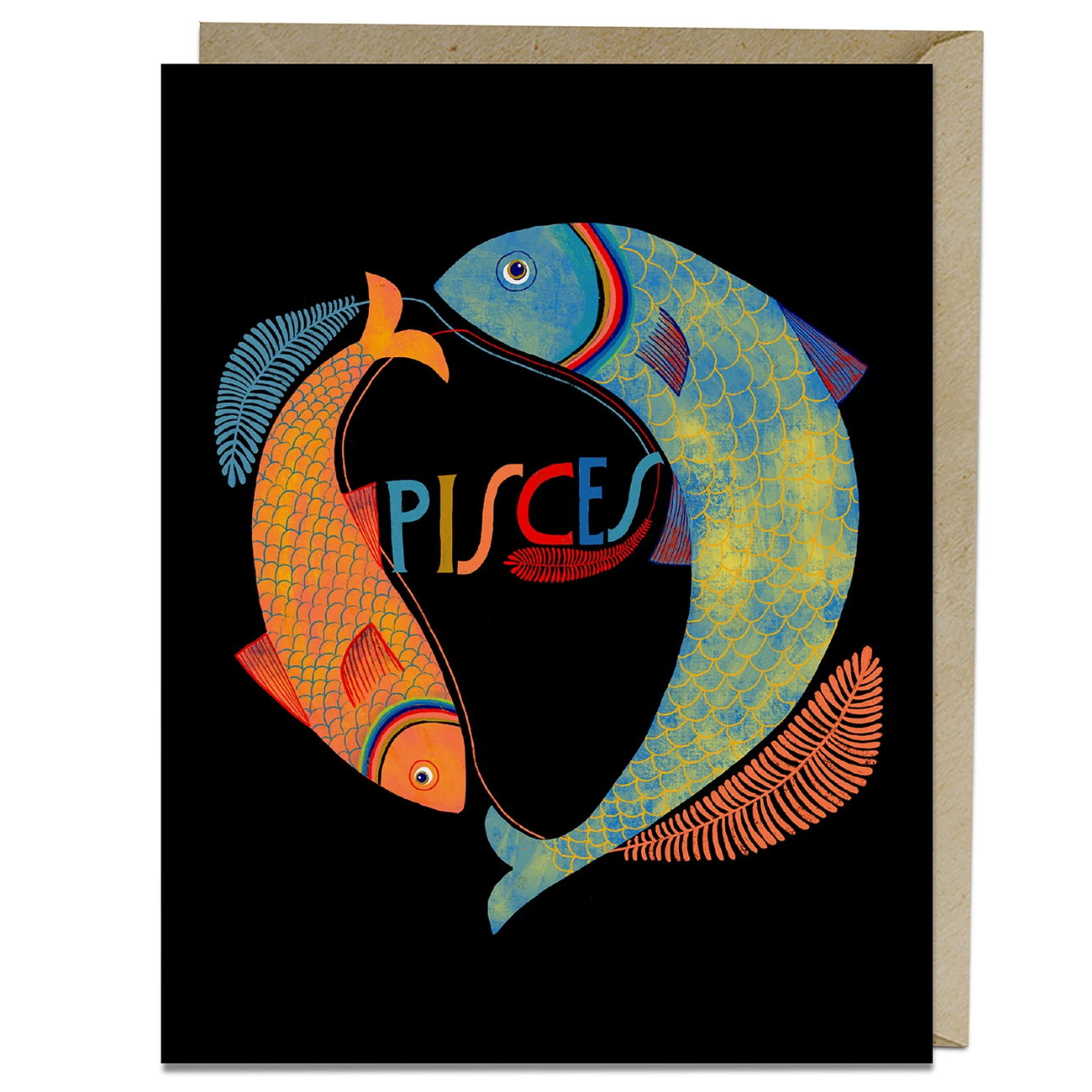 Lisa Congdon Pisces Card