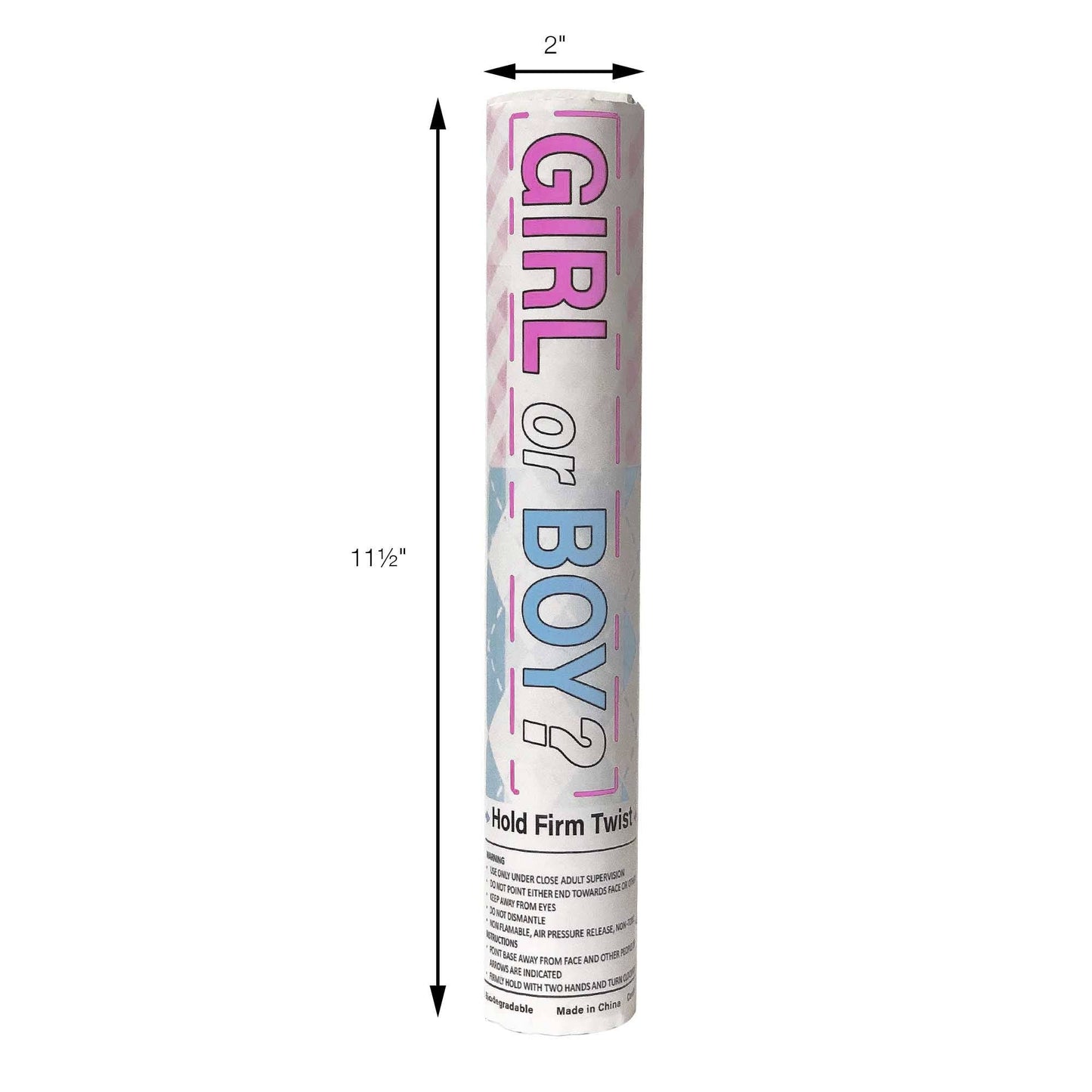 Gender Reveal Poppers