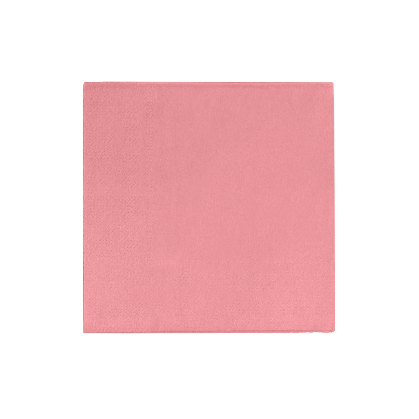 Pink Paper Beverage Napkins - 50 Ct.: 9.75 in. x 9.75 in.