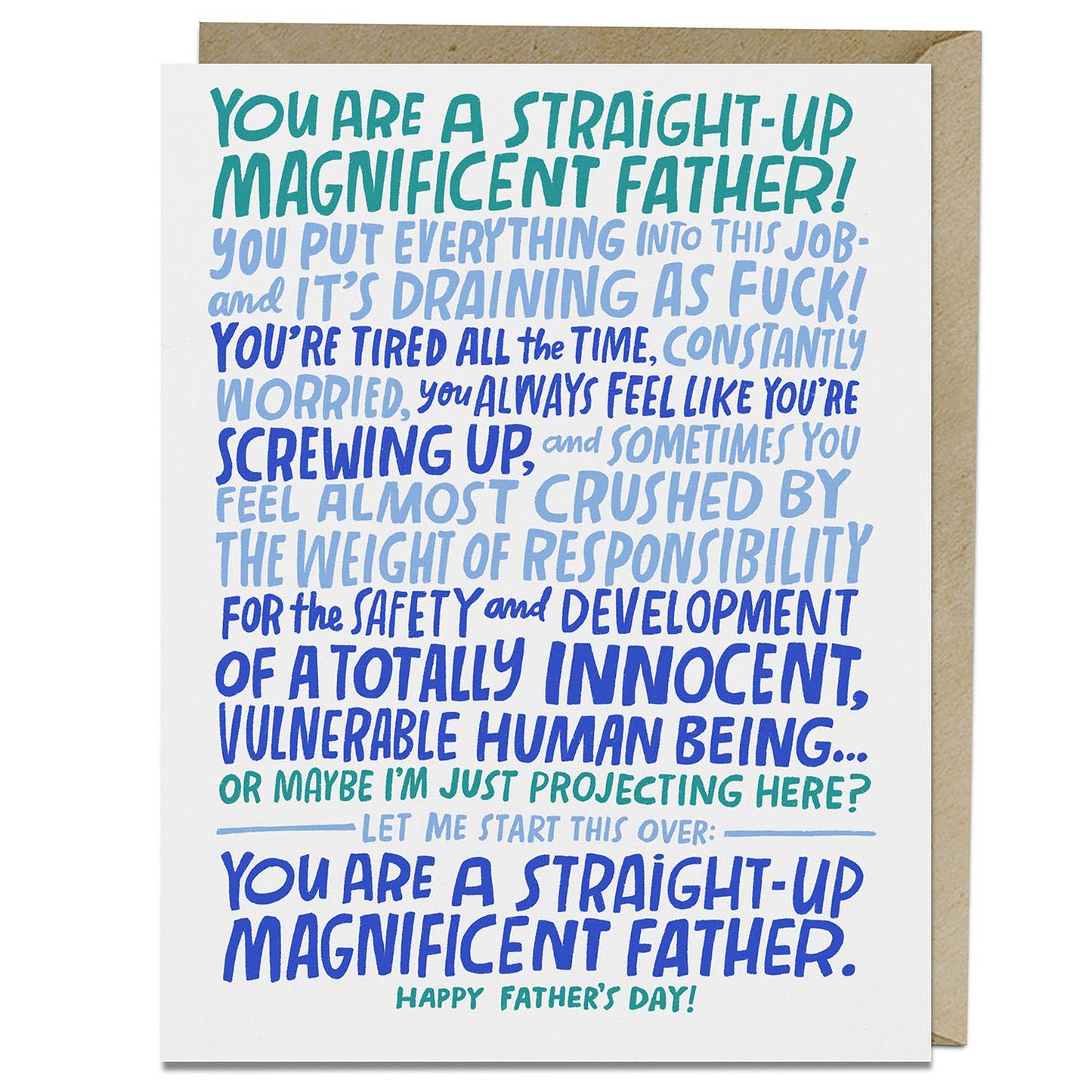 Magnificent Father Card