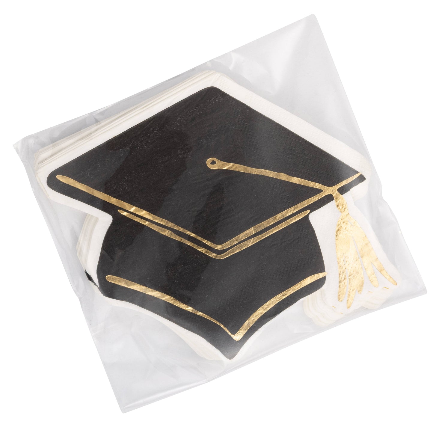 GRD1235 - Grad Hat Shaped Napkin Cocktail