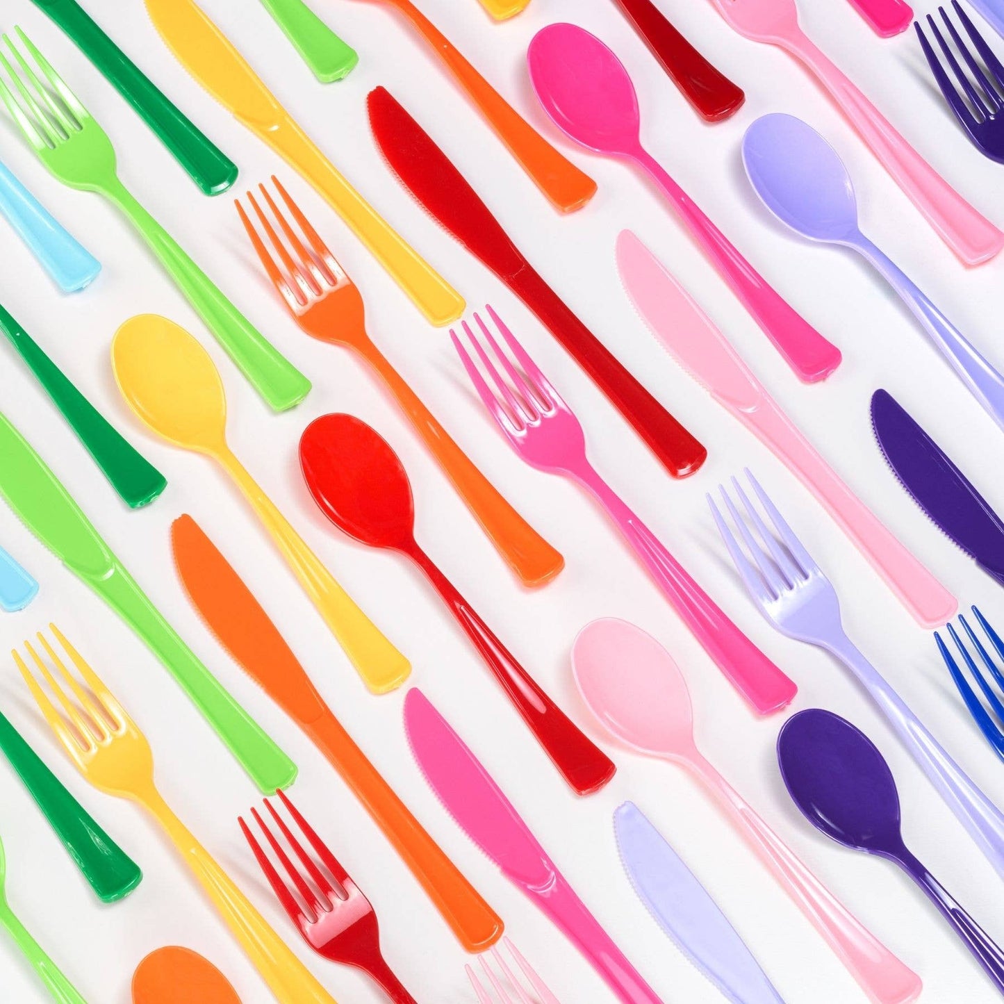 Heavy Duty Pink Plastic Forks - 50 Ct.: 7.5 in.