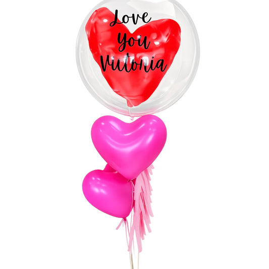 Customized Heart Bubble