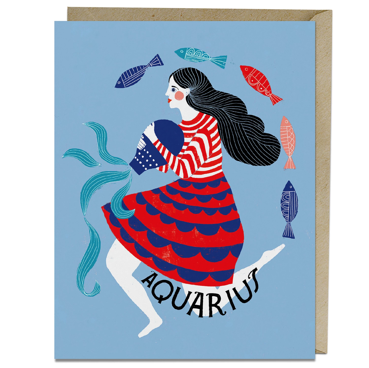 Lisa Congdon Aquarius Card