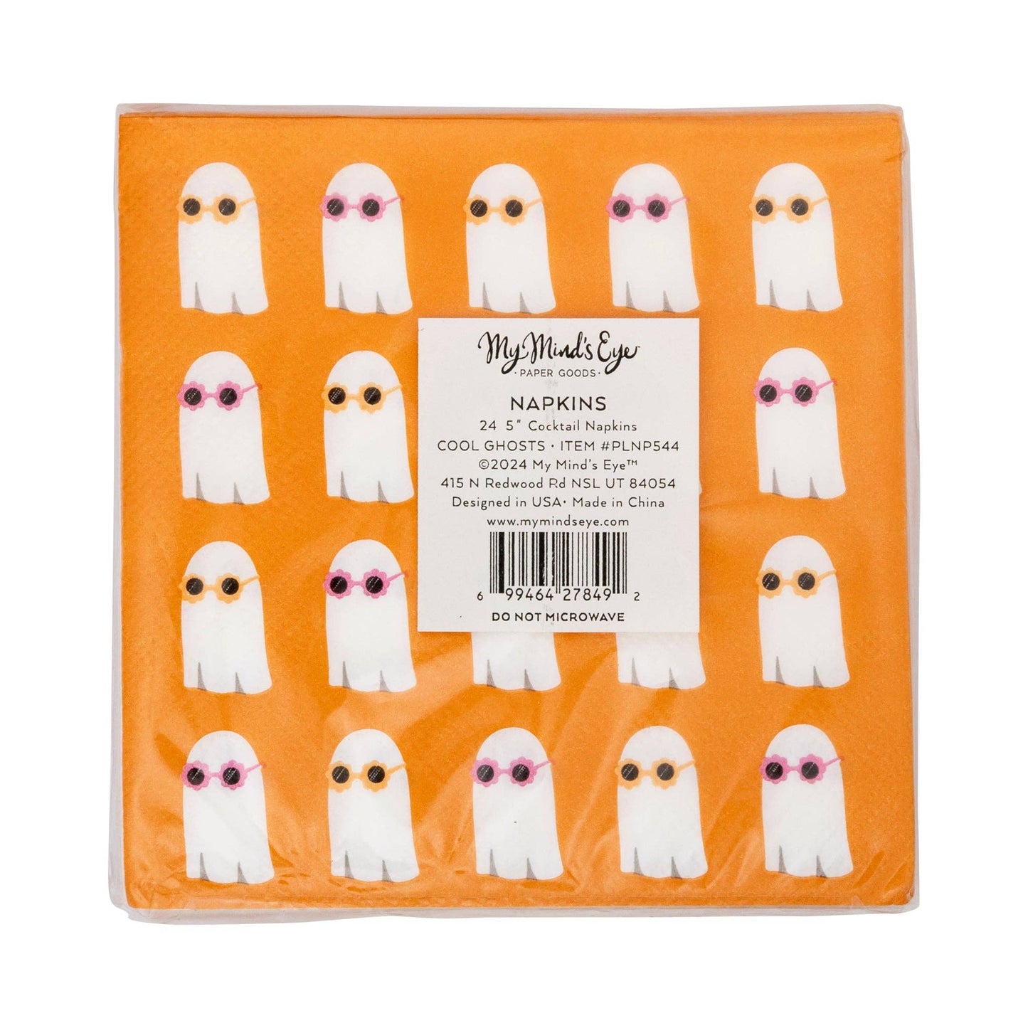 PLNP544 - Cool Ghosts Cocktail Napkin
