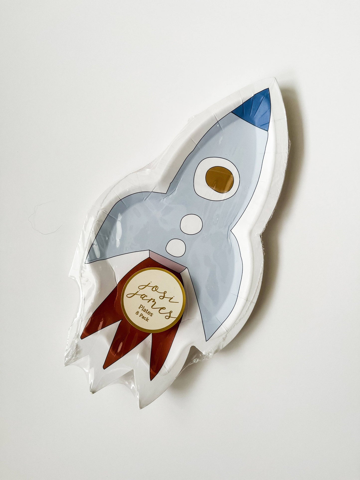 Mini Rocketship Dessert Plate (8pcs)