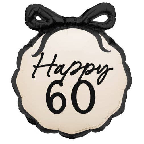 Happy Birthday Milestone Years Round Foil Balloon 18 in. (Choose Year): 18