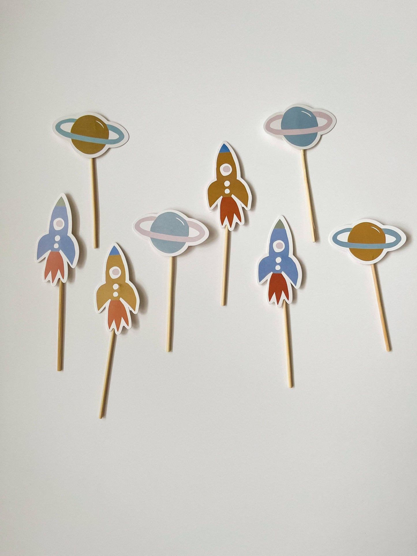 Rocketship Toppers (Set of 8)