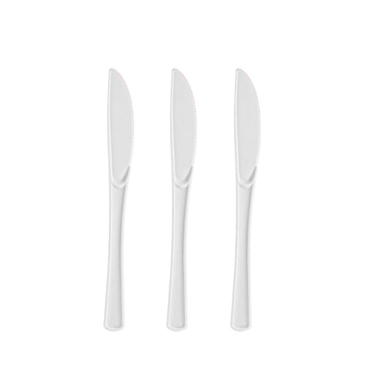 Heavy Duty Clear Plastic Knives - 50 Ct.: 7.75 in.