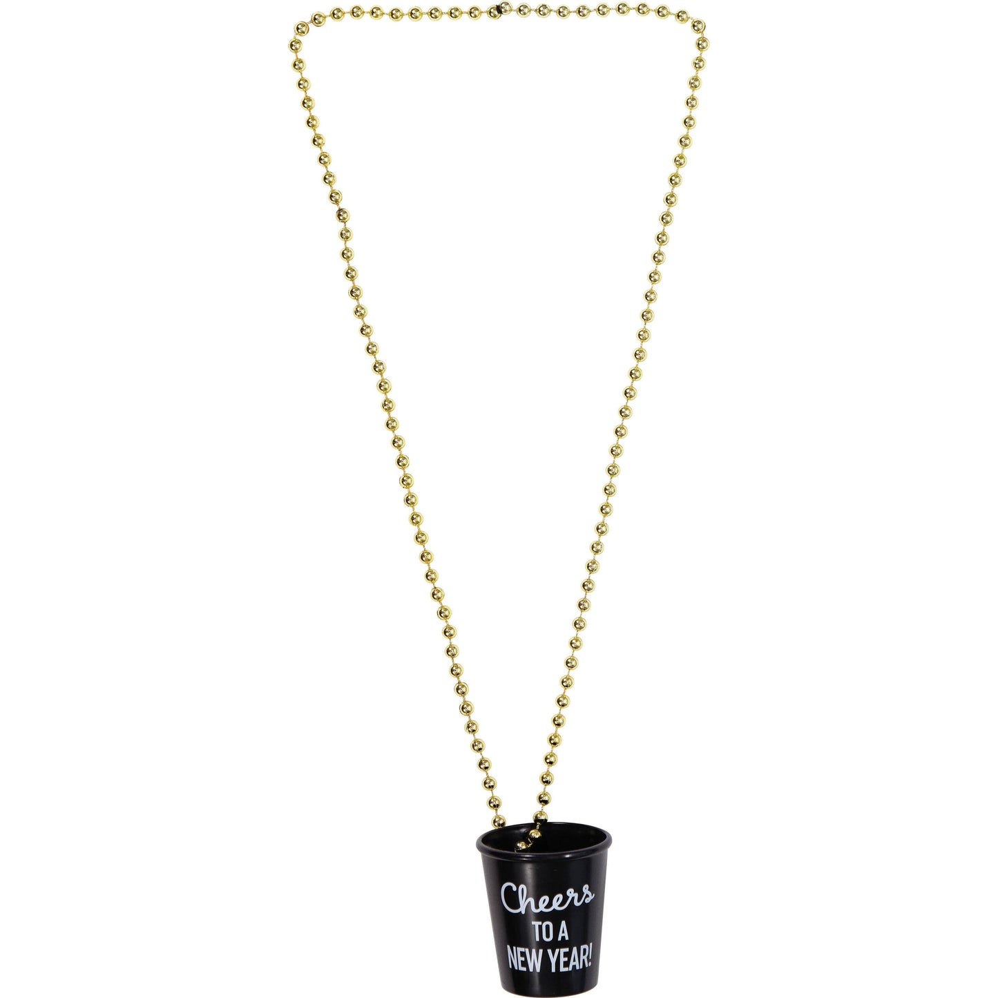 New Year's Necklace w/ Shot Glass Favor