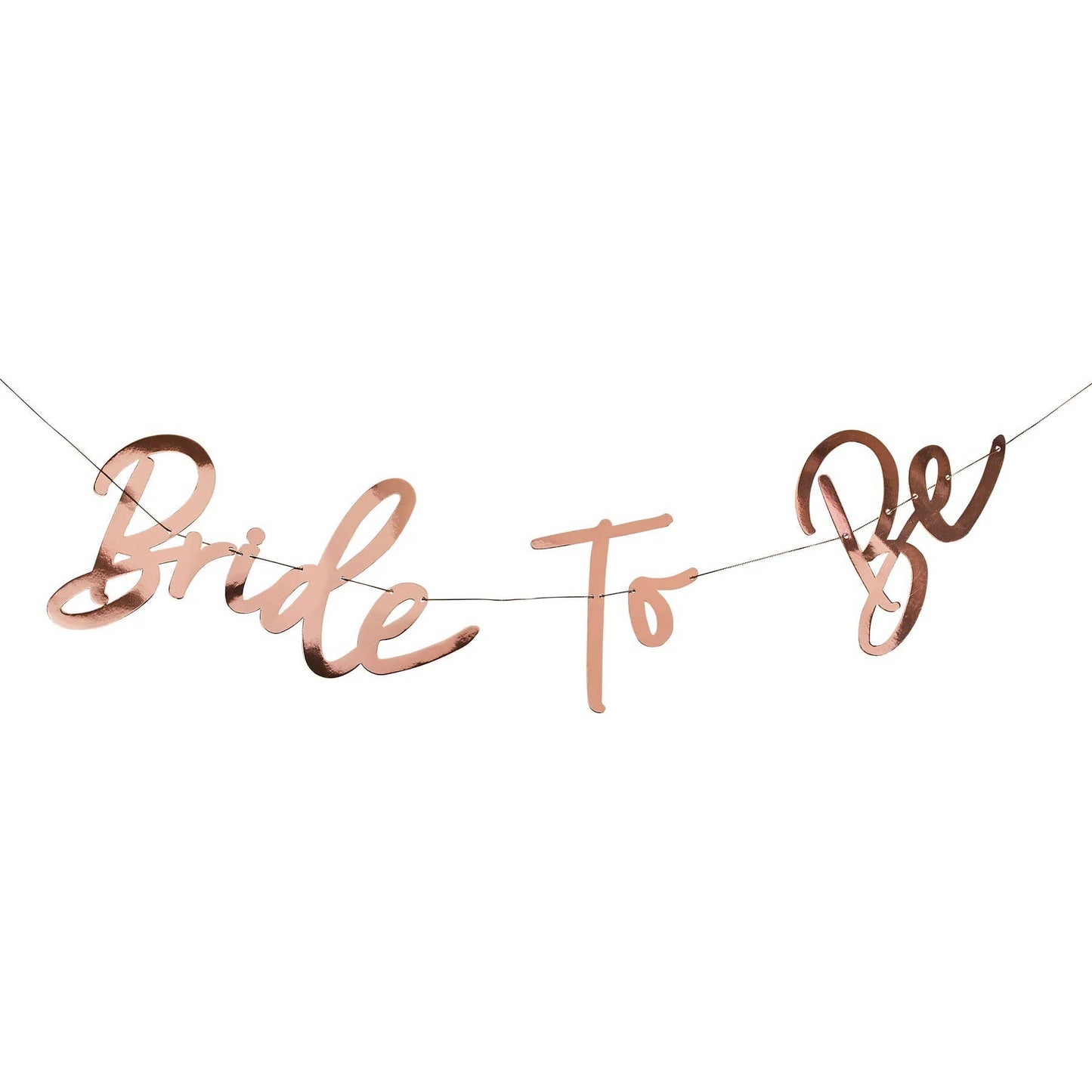 Rose Gold 'Bride To Be' Banner 2M