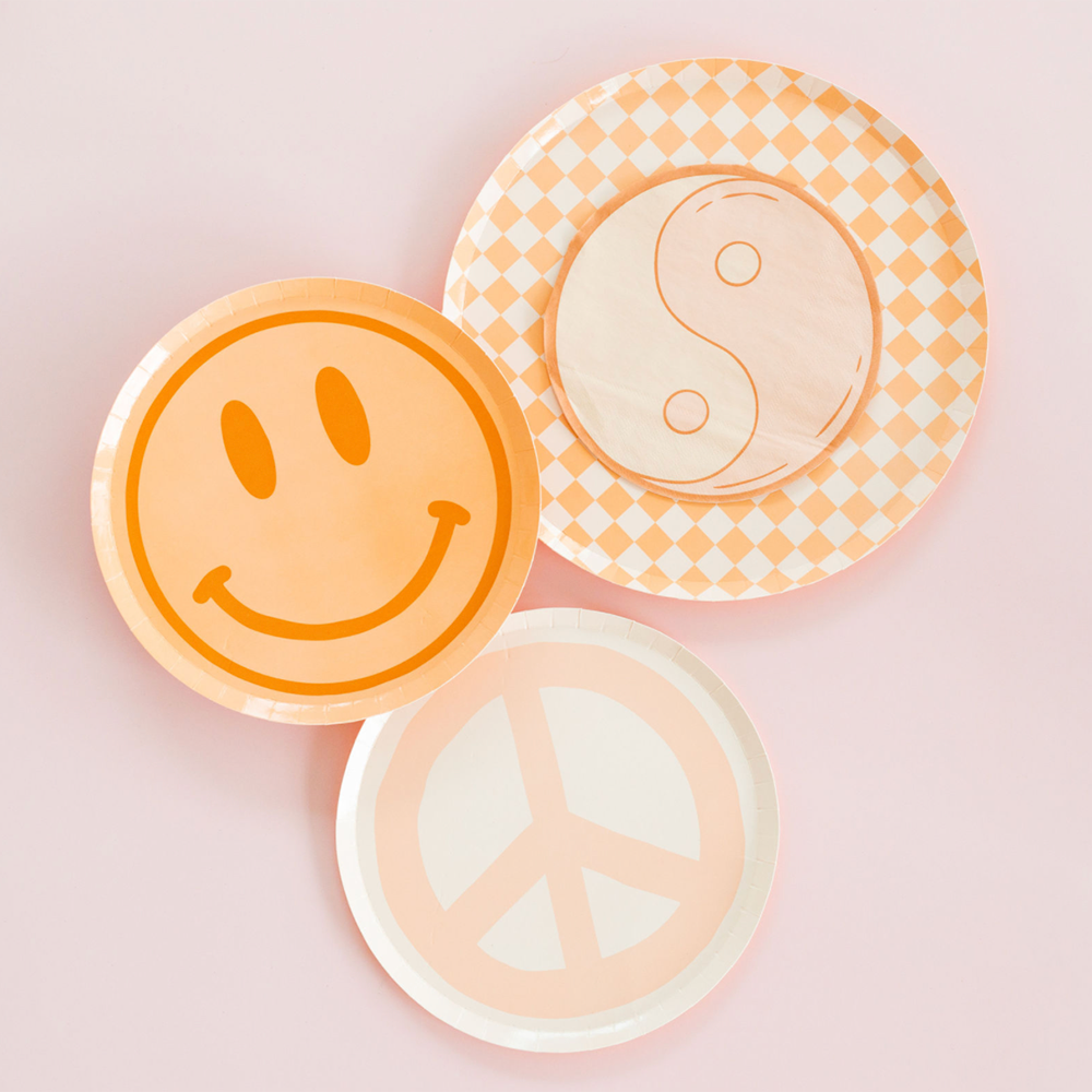 Peace & Love Yin & Yang Large Napkins - 16 Pk.